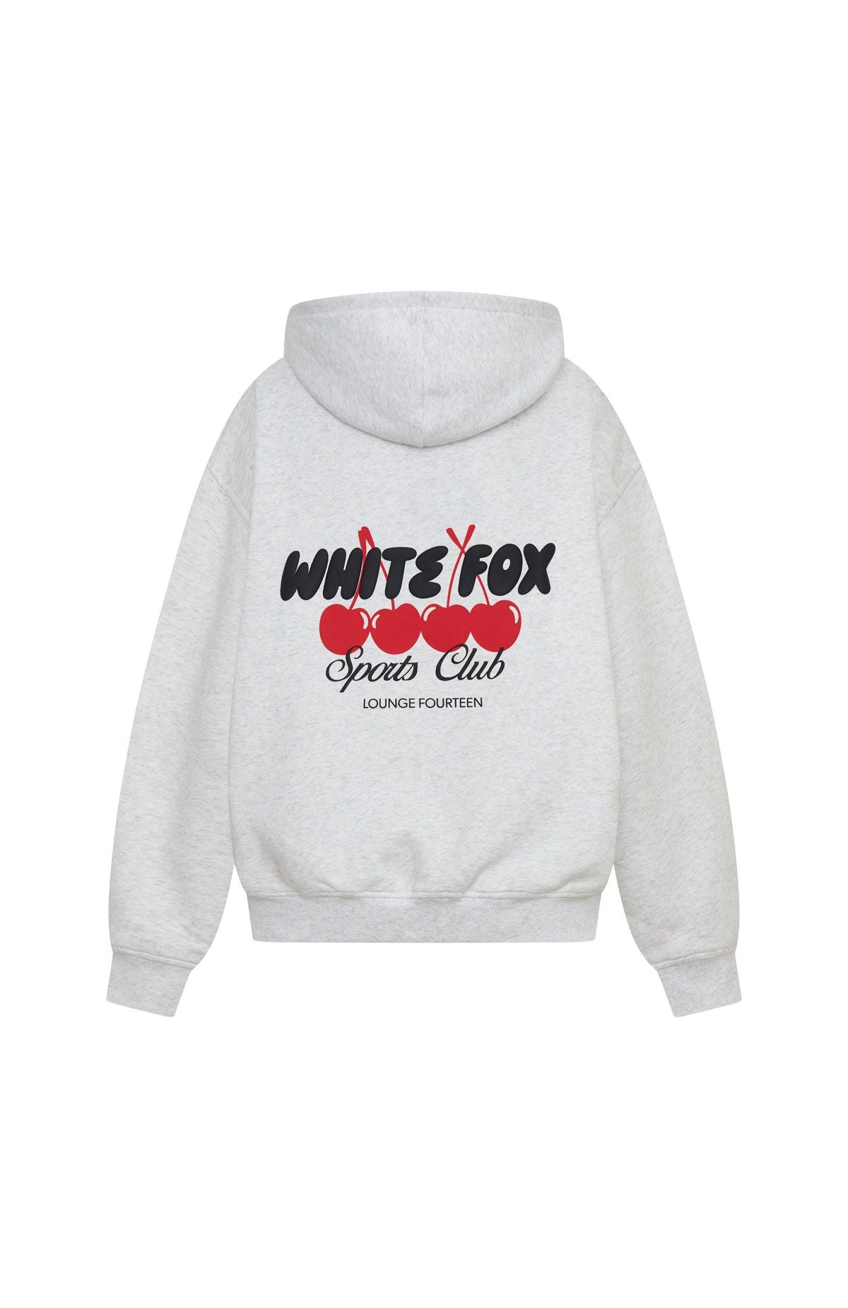 Club 14 Cassie Boxy Hoodie Grey Marle