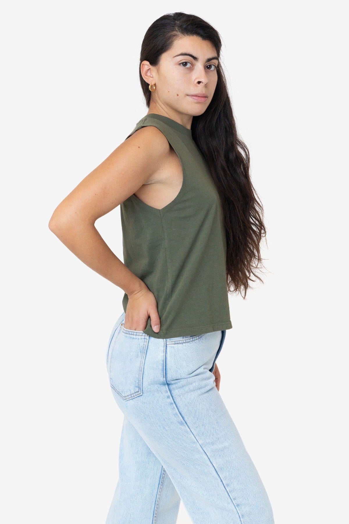 2865GD - Women's Garment Dye Muscle Tank