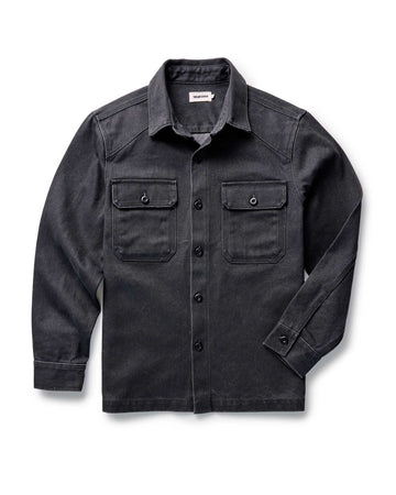 The Shop Shirt in Coal Chipped Canvas