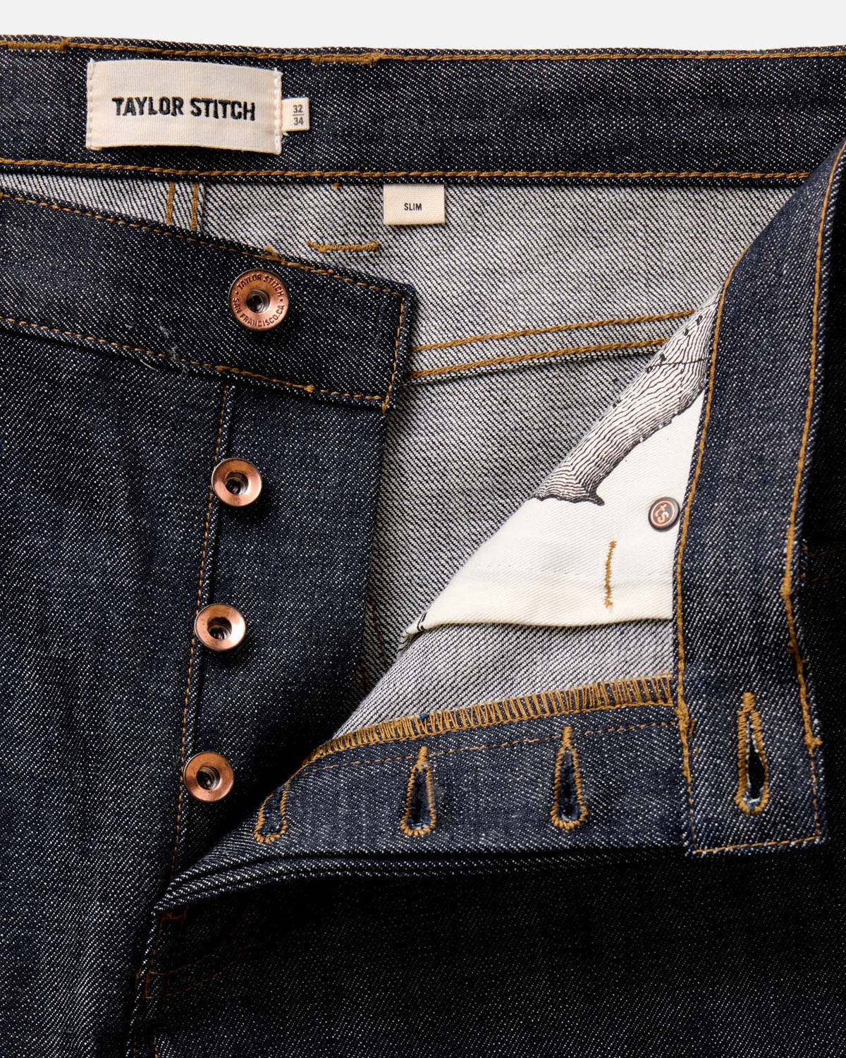 The Slim Jean in Rigid Organic Selvedge