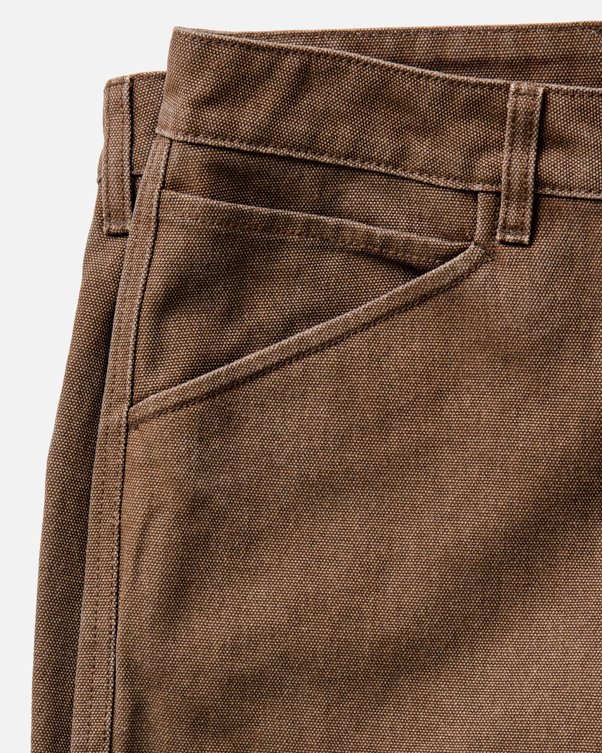 The Chore Pant in Aged Penny Chipped Canvas
