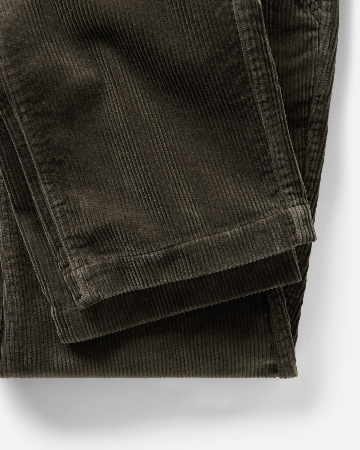 The Carnegie Pant in Smoked Olive Corduroy