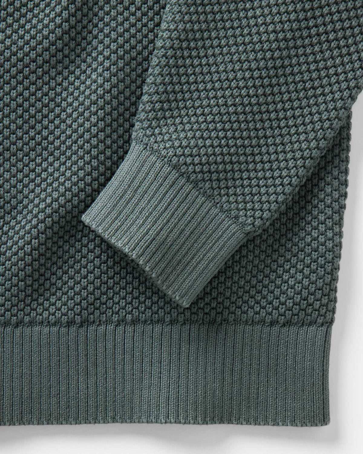 The Crawford Crew Sweater in Faded Spruce