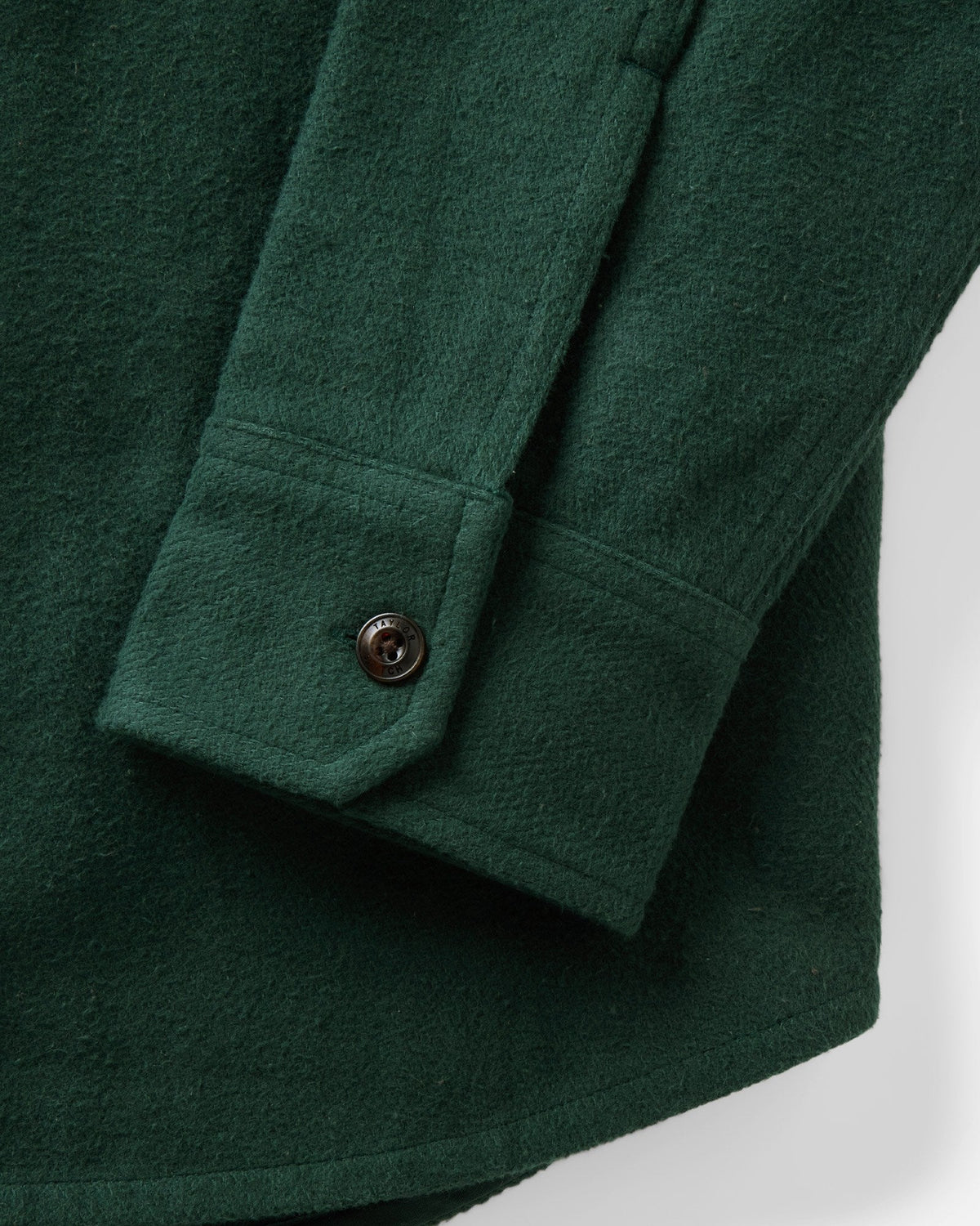 The Maritime Shirt Jacket in Dark Forest Moleskin Twill