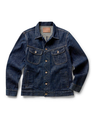 The Long Haul Jacket in Rinsed Organic Selvedge