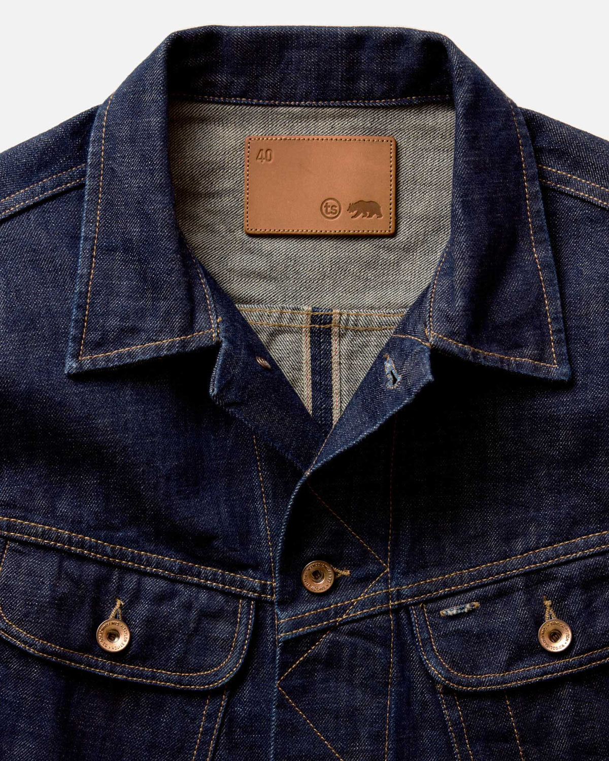 The Long Haul Jacket in Rinsed Organic Selvedge
