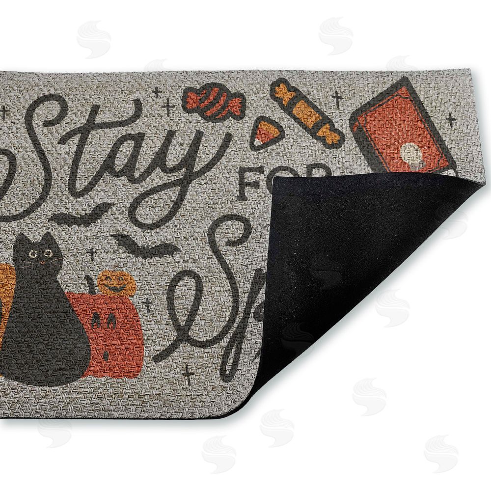 Laura Marshall | Stay for a Spell Spooky Welcome Faux Sisal Door Mat
