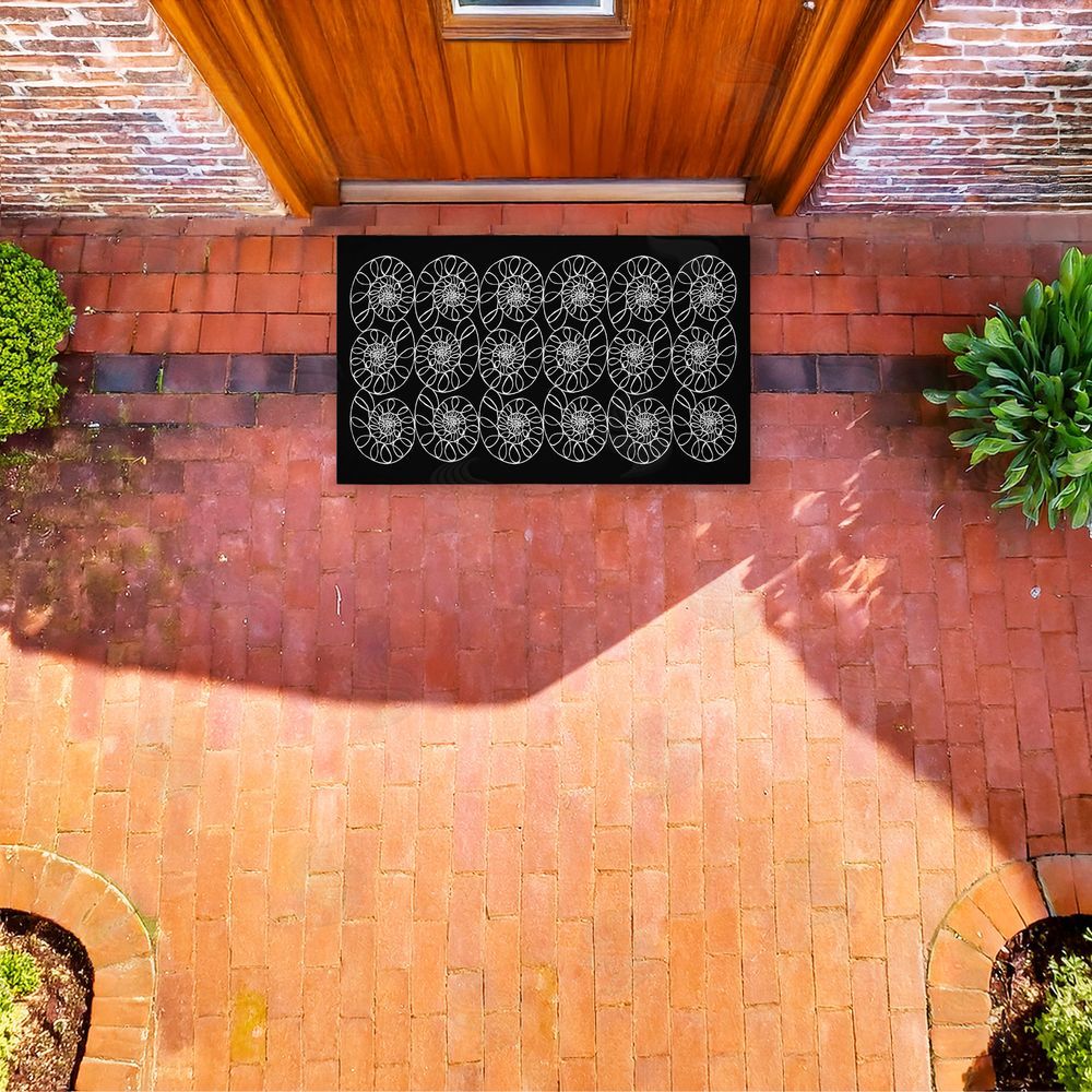 El Perkin | Elemental Spiral Shells Non-Woven Door Mat