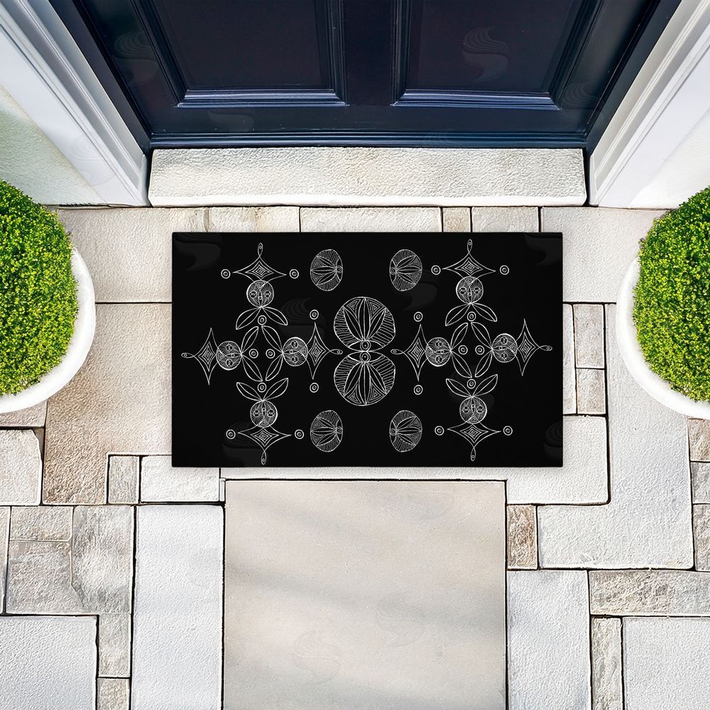 El Perkin | Symmetrical Fractal Elementals Non-Woven Door Mat