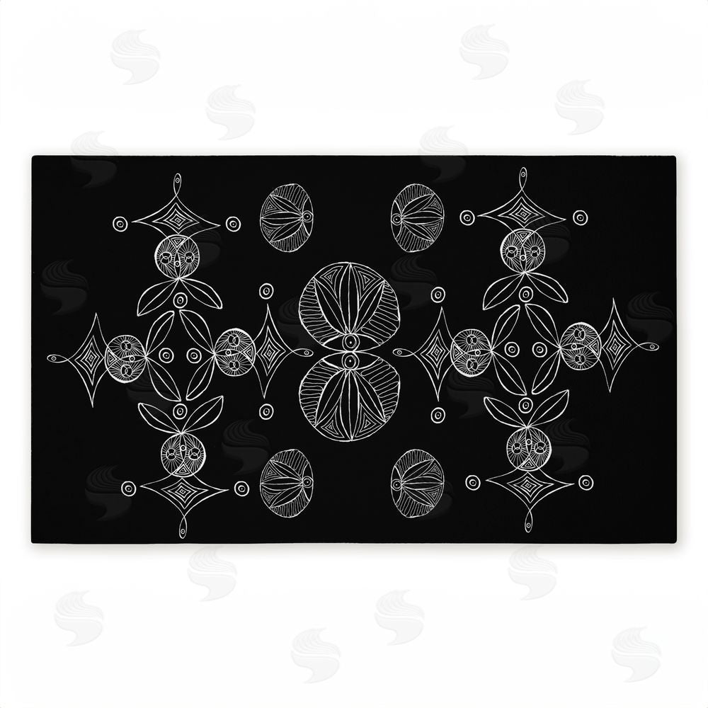 El Perkin | Symmetrical Fractal Elementals Non-Woven Door Mat