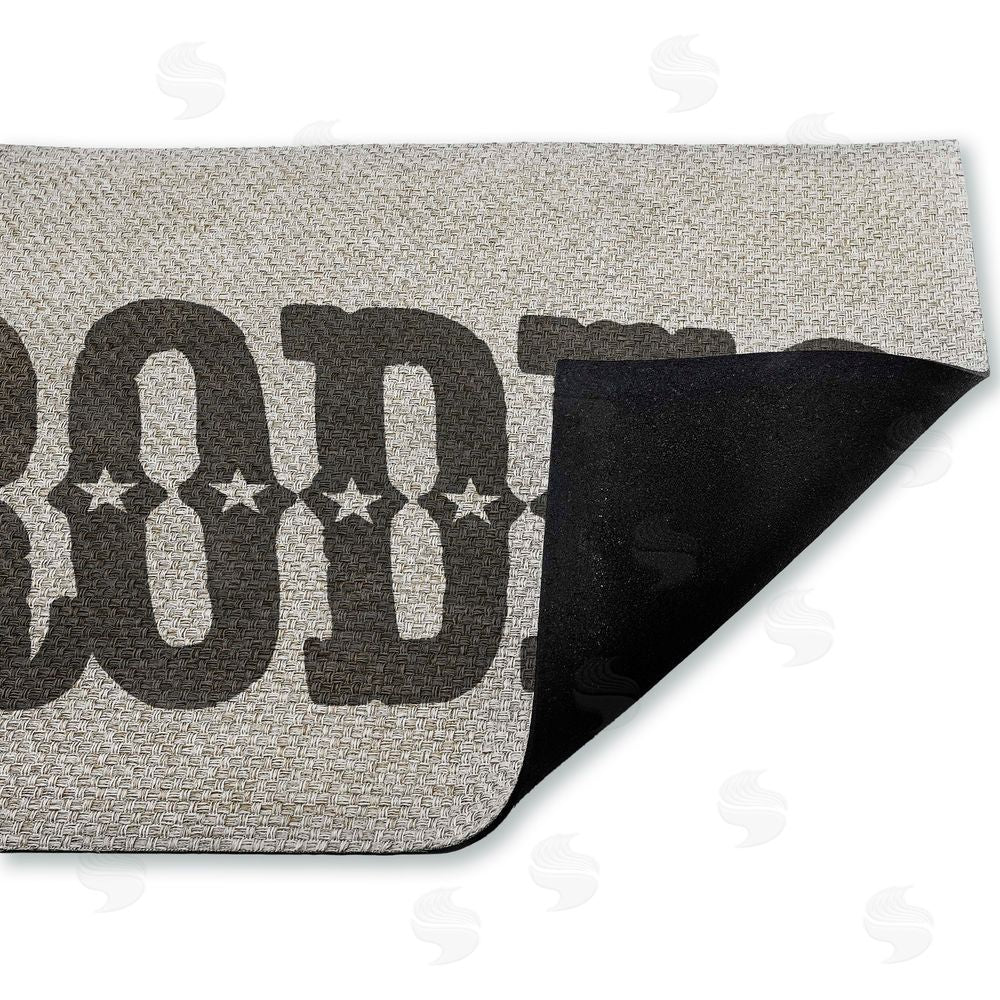 Sisi and Seb | Rodeo with Western Stars Faux Sisal Door Mat