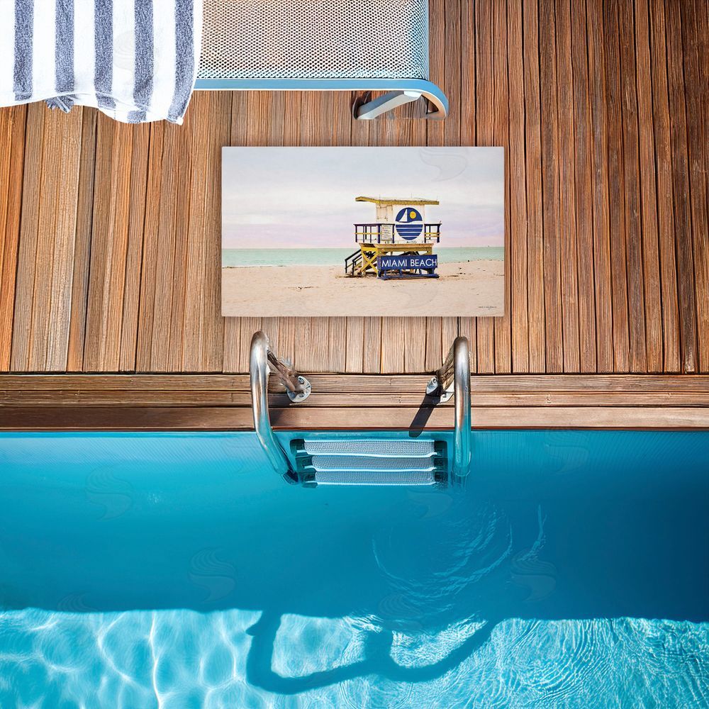 Seven Trees Design | Miami Beach Lifeguard Hut Non-Woven Door Mat