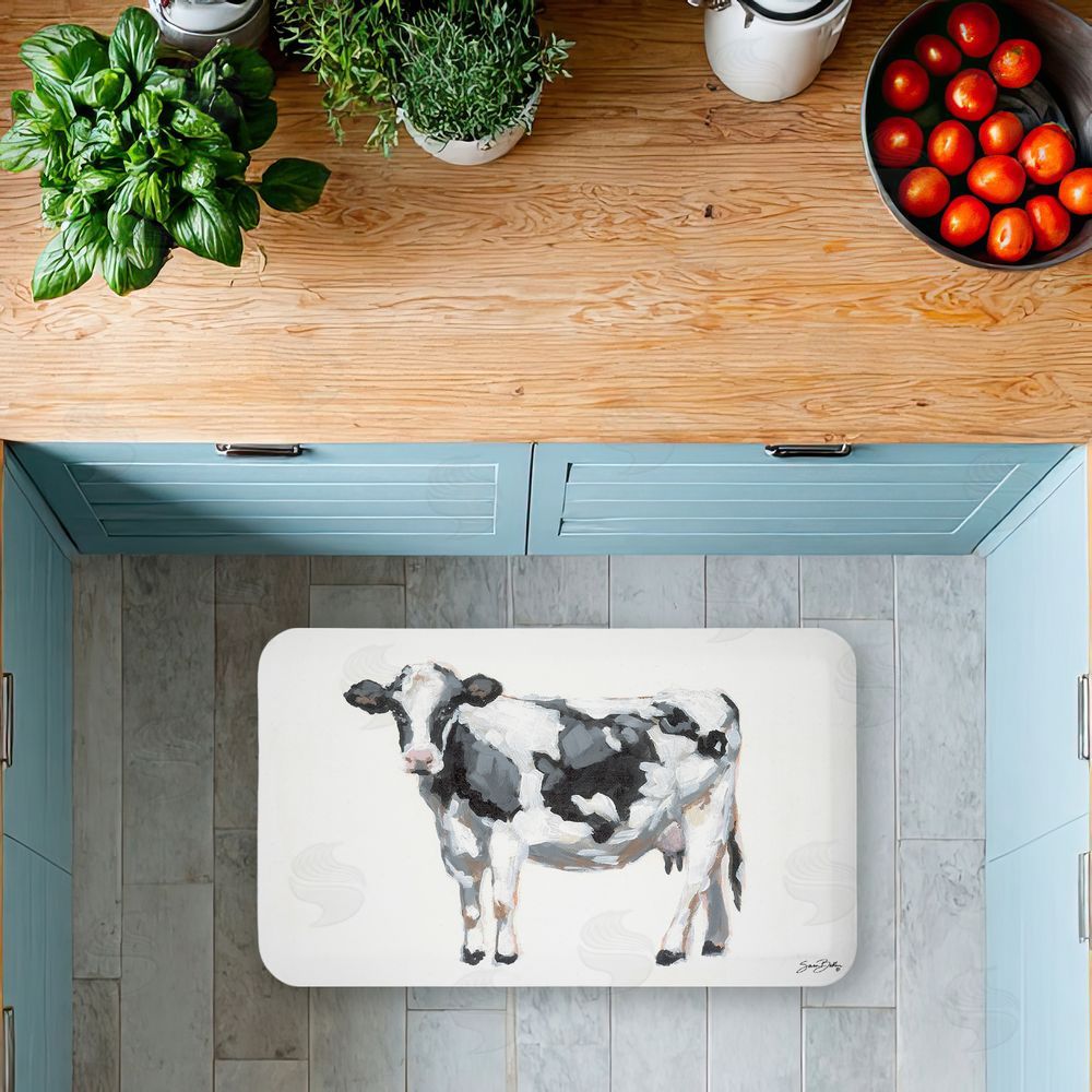 Sara Baker | Simple Farmhouse Cow Anti-Fatigue Mat