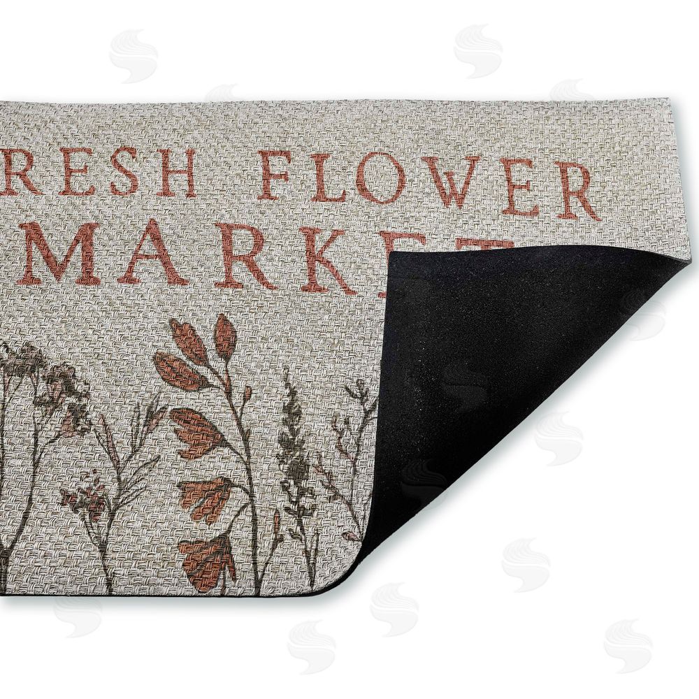 Lux + Me Designs | Fresh Flower Market Blooms Faux Sisal Door Mat