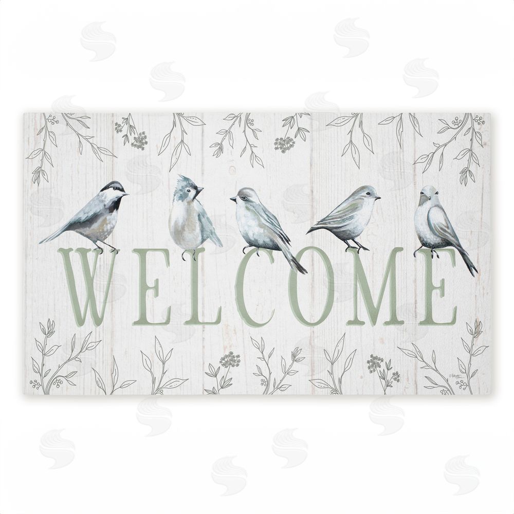 Elizabeth Tyndall | Welcome Cottage Birds Entry Non-Woven Door Mat
