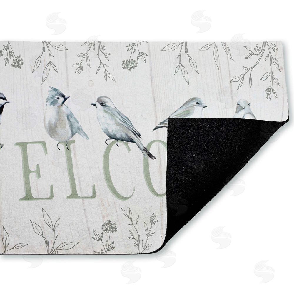 Elizabeth Tyndall | Welcome Cottage Birds Entry Non-Woven Door Mat