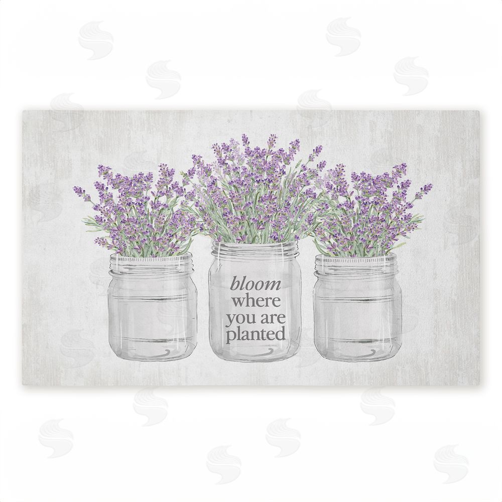 Lettered and Lined | Bloom Where You Are Planted Non-Woven Door Mat