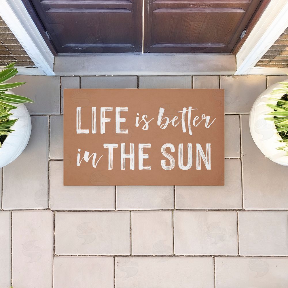 Lettered and Lined | Better In The Sun Non-Woven Door Mat