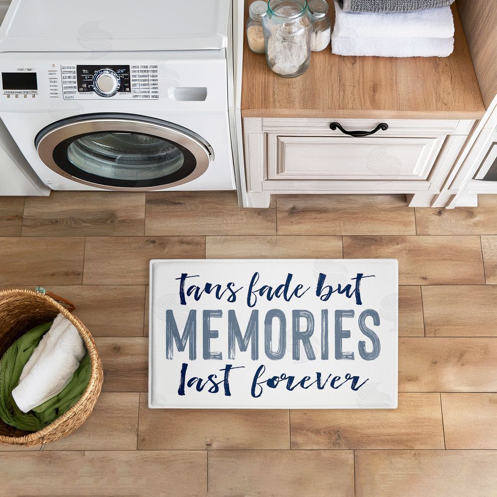 Lettered and Lined | Tans Fade But Memories Last Plush Bath Mat