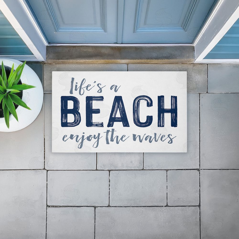 Lettered and Lined | Life's A Beach Enjoy Non-Woven Door Mat
