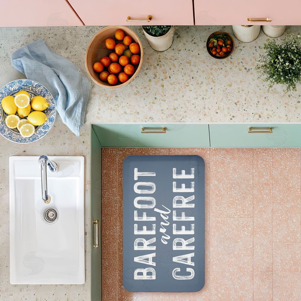 Lettered and Lined | Barefoot and Carefree Summertime Anti-Fatigue Mat
