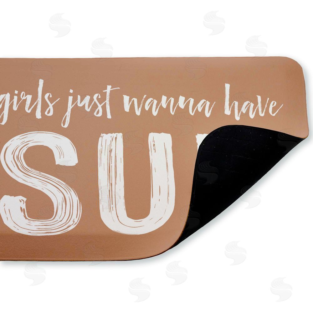 Lettered and Lined | Girls Just Wanna Have Sun Anti-Fatigue Mat