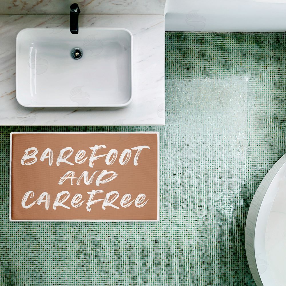 Lettered and Lined | Barfoot & Carefree Summer Plush Bath Mat