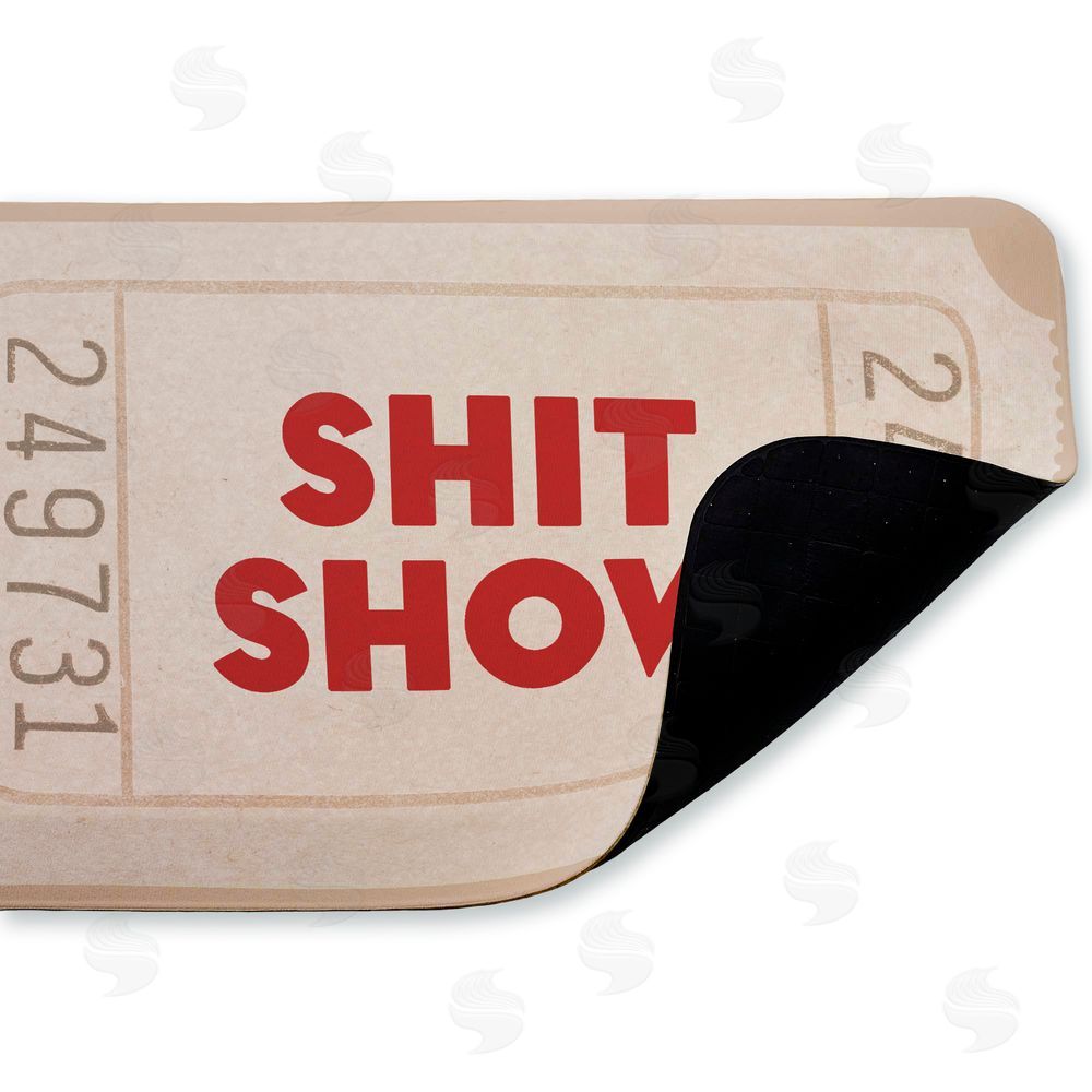 Stupell Studio | Sh*t Show Ticket Neutrals Anti-Fatigue Mat