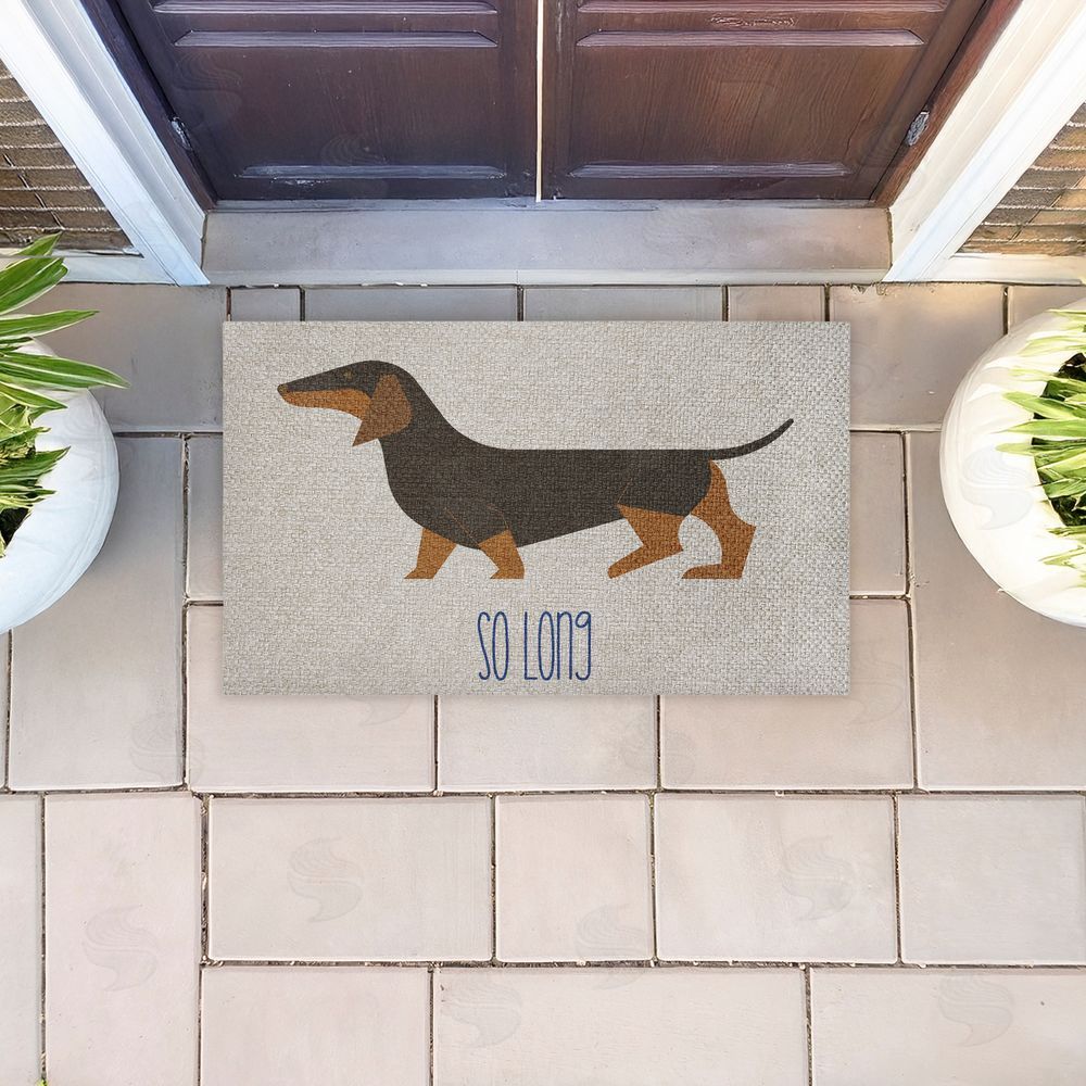 Stupell Studio | So Long Dog Goodbye Faux Sisal Door Mat