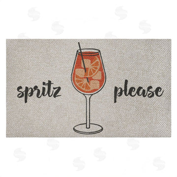 Stupell Studio | Spritz Please Kitchen Faux Sisal Door Mat