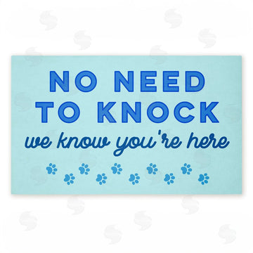 Stupell Studio | We Know You're Here Non-Woven Door Mat