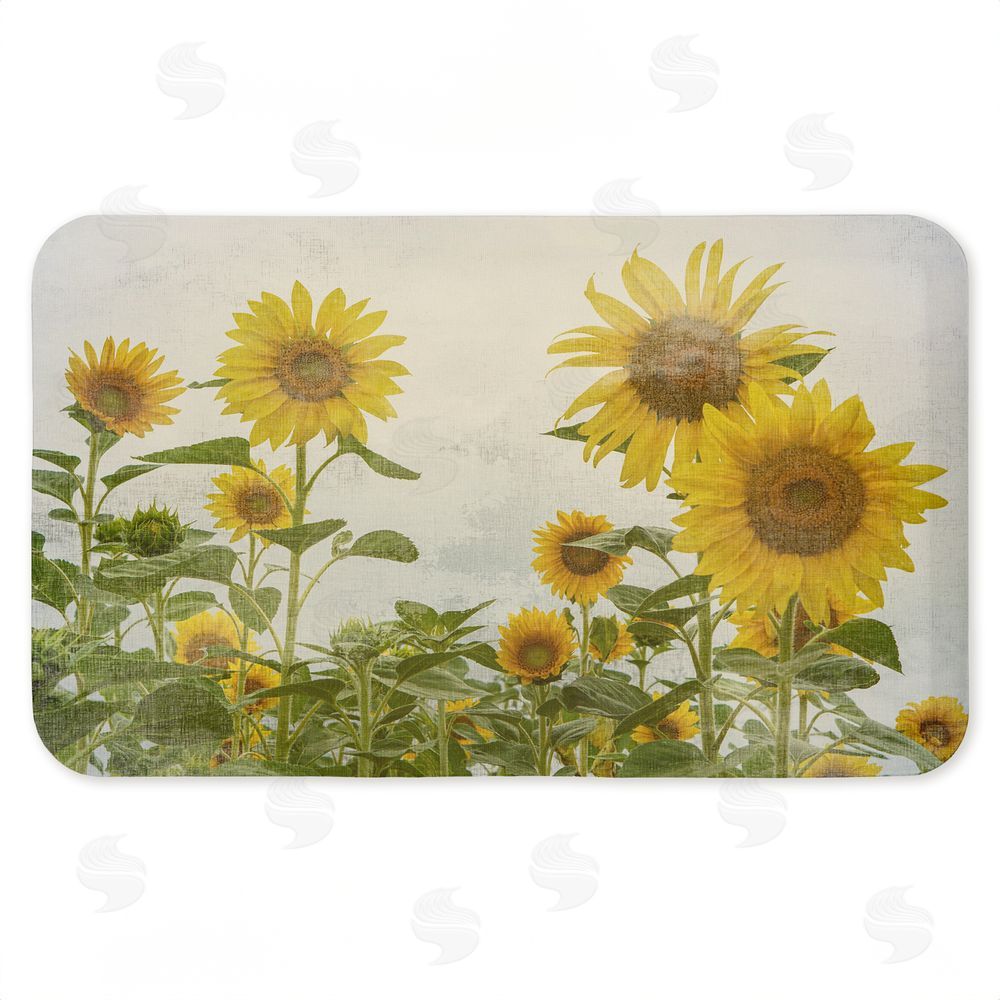 Anne Bailey | Sunny Mood Flower Field Anti-Fatigue Mat