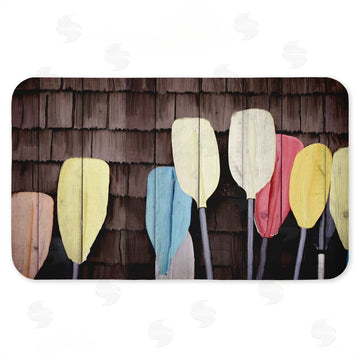 Kim Allen | Colorful Lake Paddles Anti-Fatigue Mat