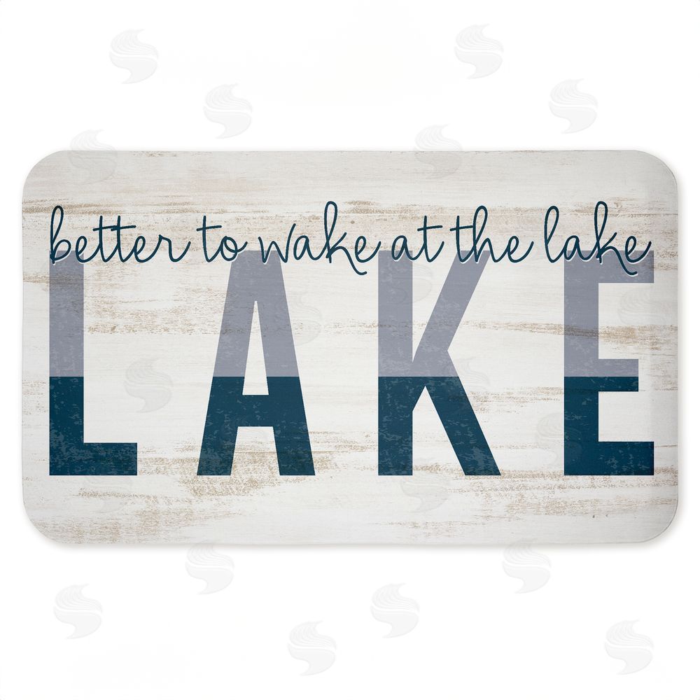Kim Allen | Better To Wake At Lake Anti-Fatigue Mat