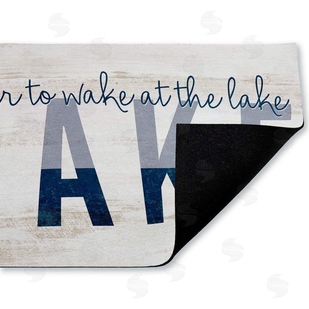 Kim Allen | Better To Wake At Lake Non-Woven Door Mat