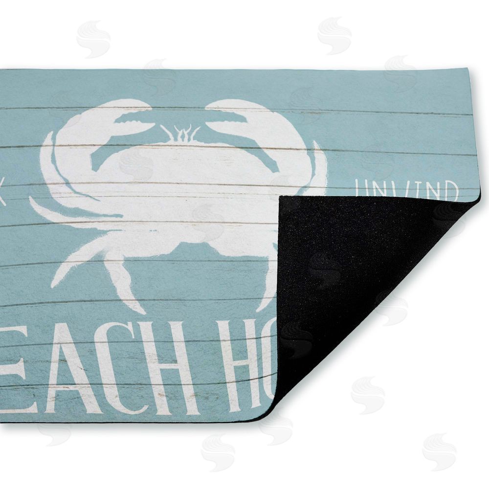 Kim Allen | Beach House Entry Crab Non-Woven Door Mat