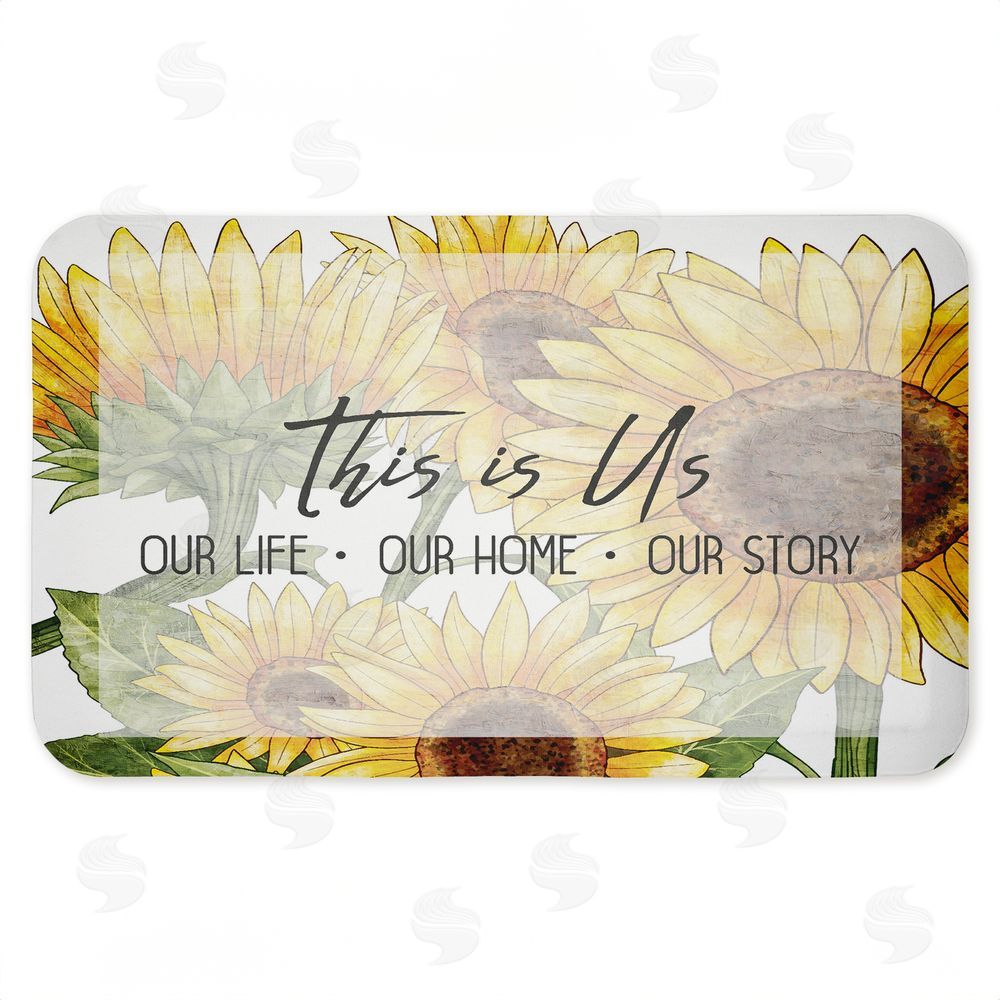 Kim Allen | This Is Us Sunflower Sentiment Anti-Fatigue Mat