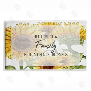 Kim Allen | Love Of Family Sentiment Plush Bath Mat