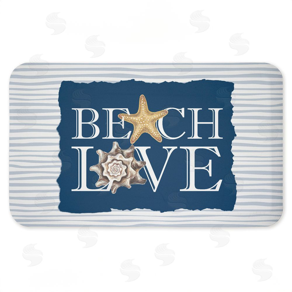 Kim Allen | Beach Love over Stripes Anti-Fatigue Mat