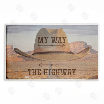 Marcus Prime | My Way Or The Highway Plush Bath Mat