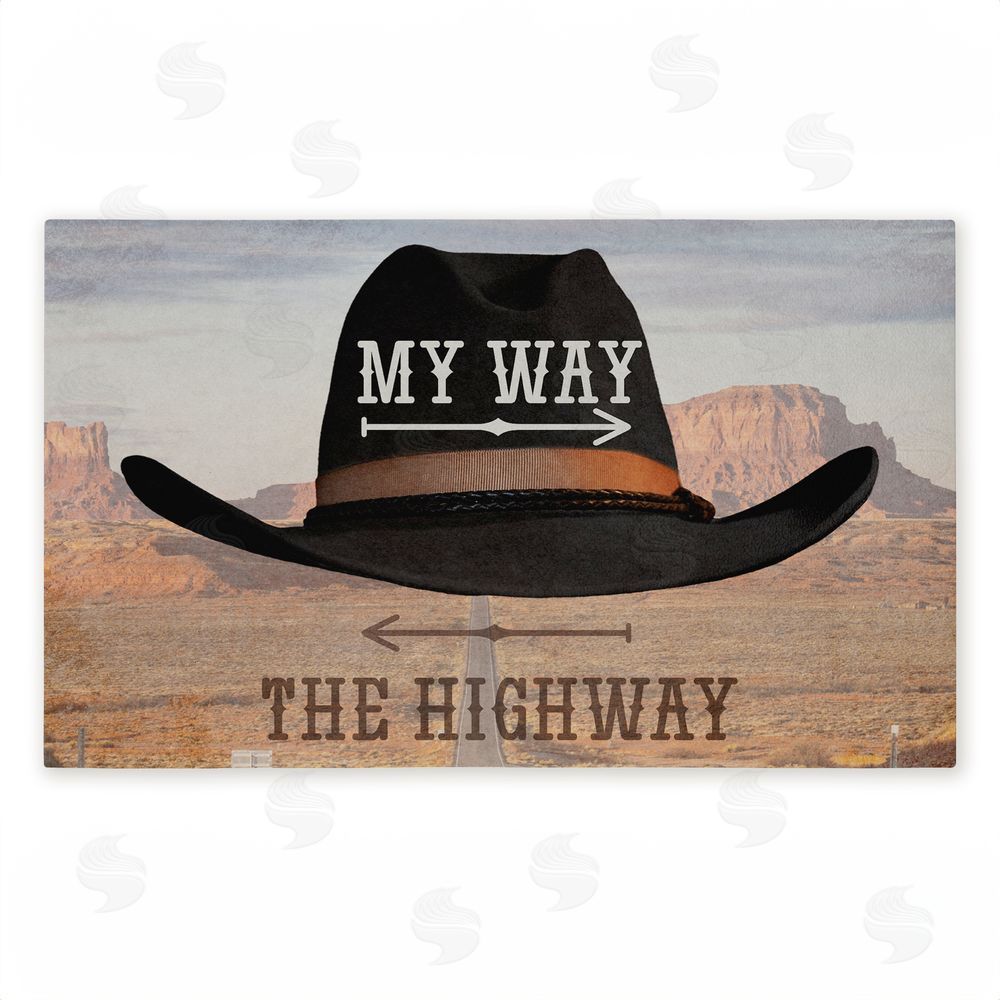 Marcus Prime | My Way Highway Cowboy Non-Woven Door Mat