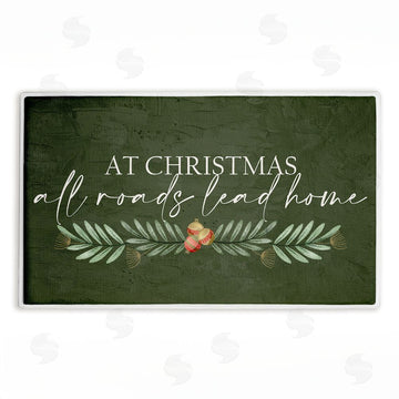 Kim Allen | All Roads Lead Home Christmas Plush Bath Mat