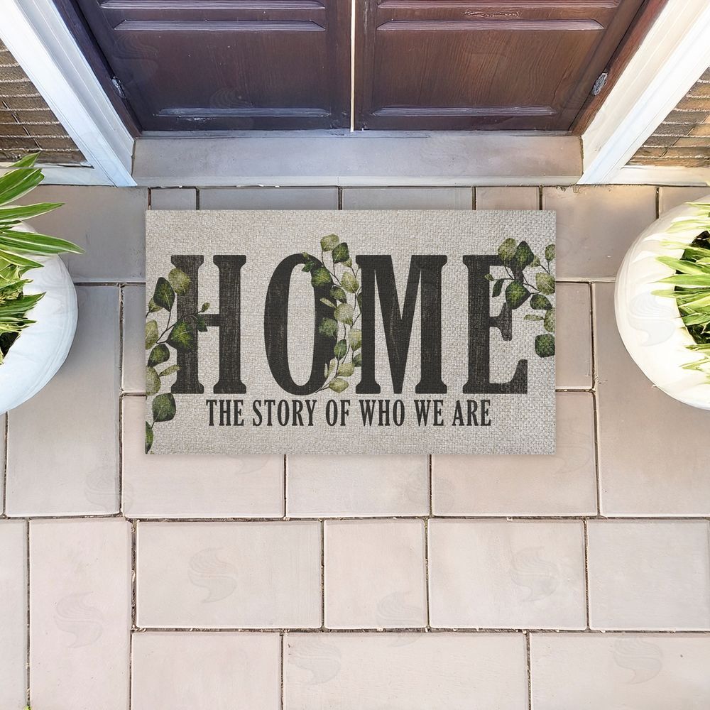 Kim Allen | Story Of Who We Are Faux Sisal Door Mat