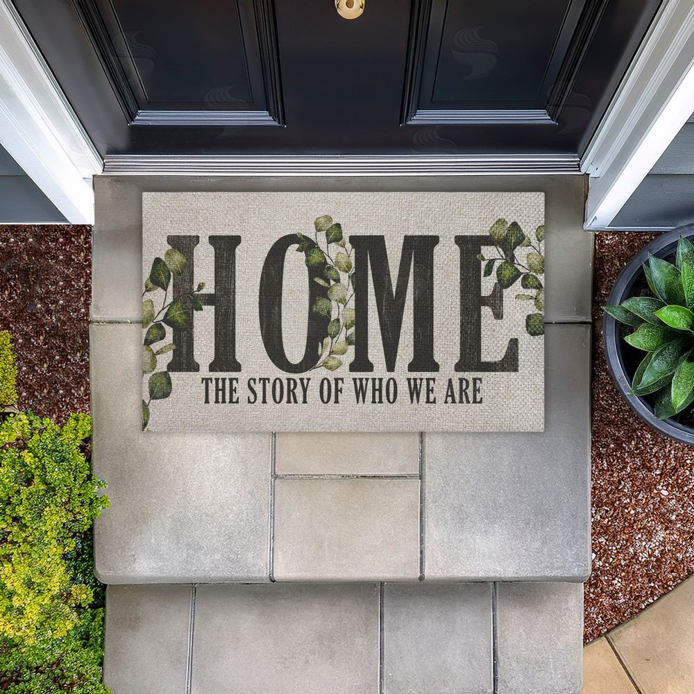 Kim Allen | Story Of Who We Are Faux Sisal Door Mat