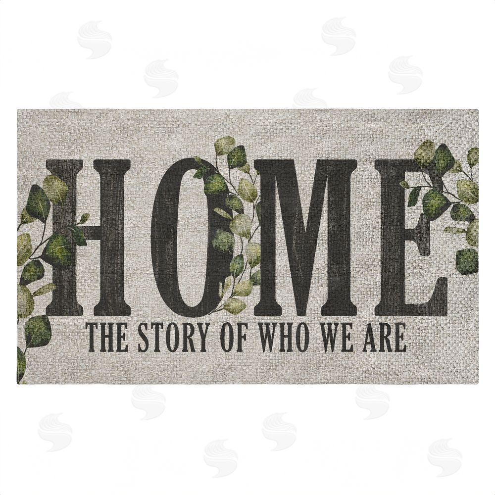 Kim Allen | Story Of Who We Are Faux Sisal Door Mat