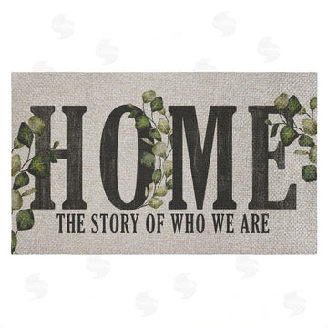Kim Allen | Story Of Who We Are Faux Sisal Door Mat