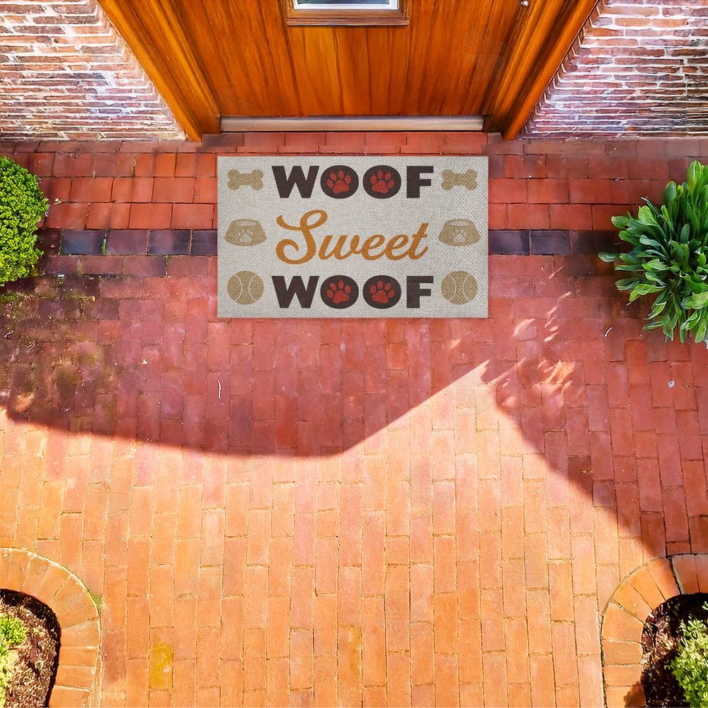 Marcus Prime | Sweet Woof Dog Entry Faux Sisal Door Mat