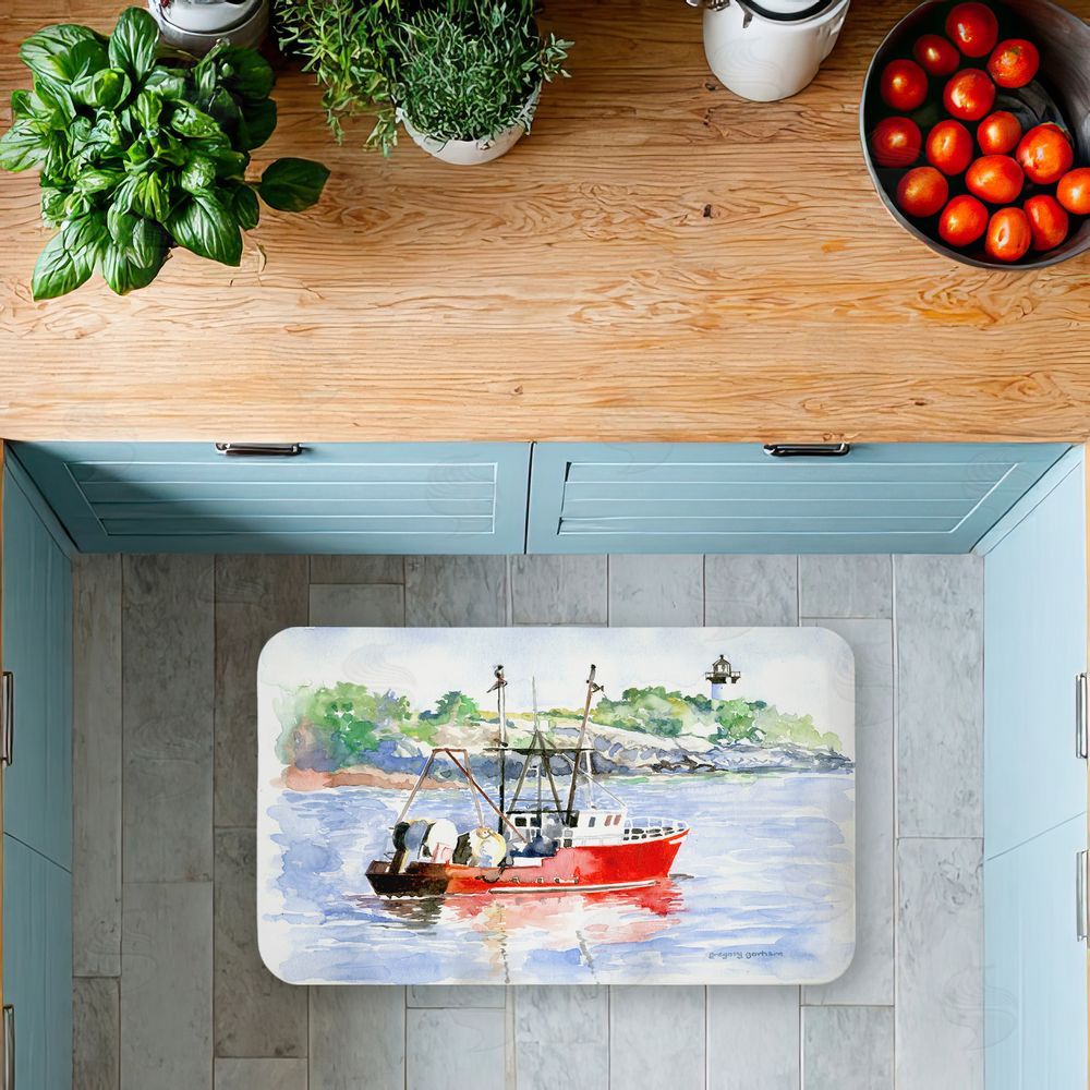 Greg Gorham | Tranquil Drifting Boat Anti-Fatigue Mat