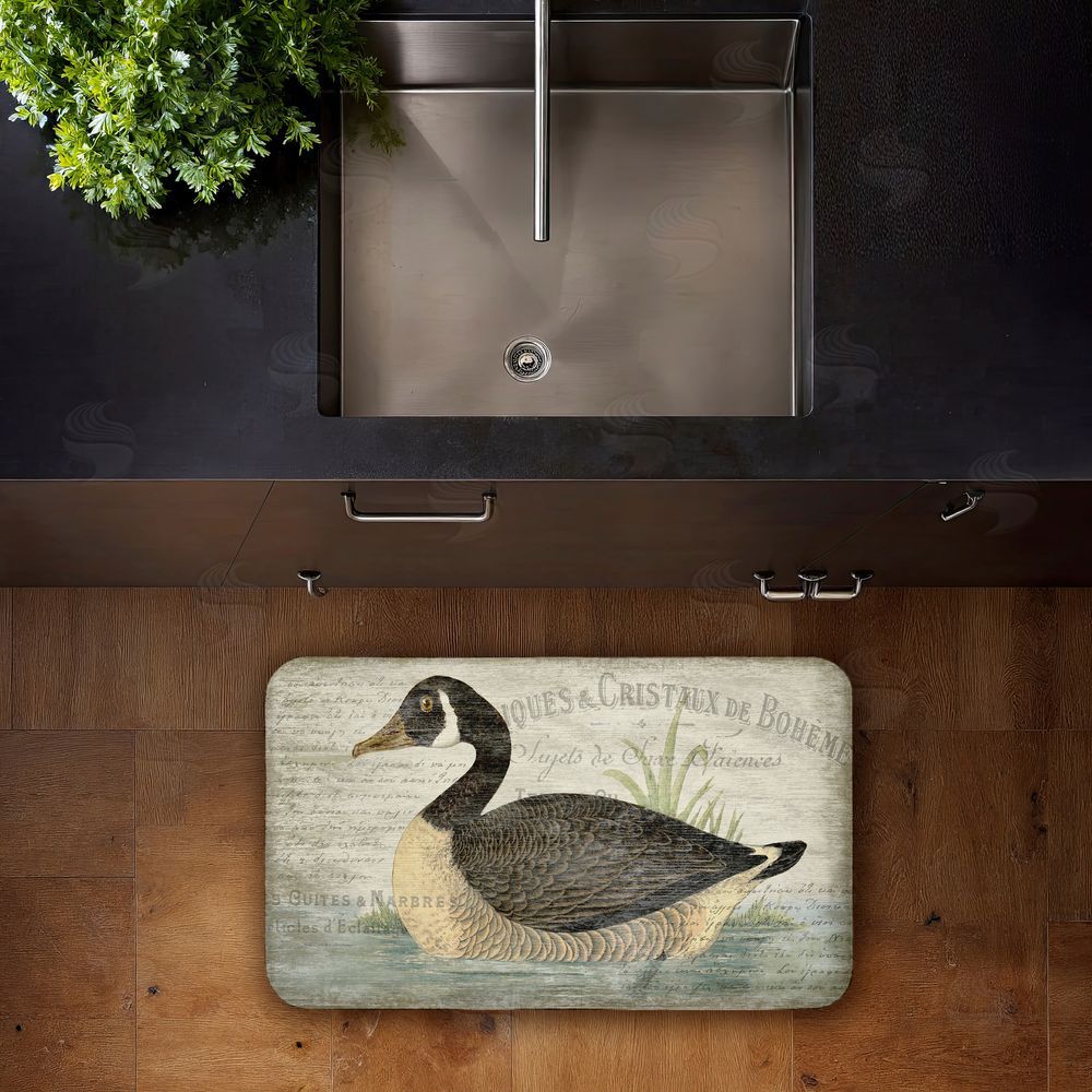 Suzanne Nicoll | French Goose Vintage Motif Anti-Fatigue Mat