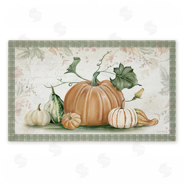 Danielle Murray | Harvest Gourds Motif Non-Woven Door Mat